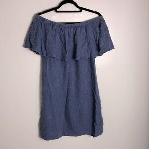 Linen Blend Dress by Old Navy Off the Shoulder or Strapless Look szS/M